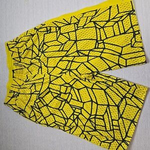 Adidas Yellow Black Pleated A-Line Skirt‎